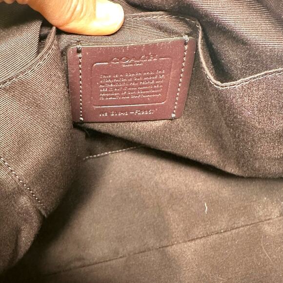 Coach Metallic Pebble Leather Small Kelsey Satchel in Antique Blush - Picture 11 of 12